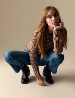 Mid Rise Straight Leg Ankle Grazer Jeans -Cyberjammies Store mid rise straight leg ankle grazer jeans 7