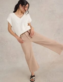 WHITE STUFF Mid Rise Wide Leg Cropped Jeans -Cyberjammies Store mid rise wide leg cropped jeans 19