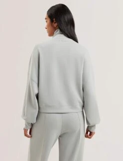 Ted Baker Modal Blend Textured Zip Up Sweatshirt 12 Ted Baker Modal Blend Textured Zip Up Sweatshirt -Cyberjammies Store modal blend textured zip up sweatshirt 4