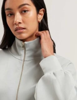 Ted Baker Modal Blend Textured Zip Up Sweatshirt 13 Ted Baker Modal Blend Textured Zip Up Sweatshirt -Cyberjammies Store modal blend textured zip up sweatshirt 5