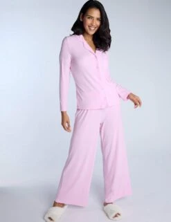 Modal Rich Ribbed Pyjama Bottoms -Cyberjammies Store modal rich ribbed pyjama bottoms 5