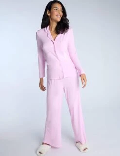 Modal Rich Ribbed Pyjama Bottoms -Cyberjammies Store modal rich ribbed pyjama bottoms 8