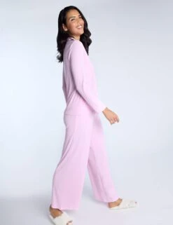 Modal Rich Ribbed Pyjama Bottoms -Cyberjammies Store modal rich ribbed pyjama bottoms 9