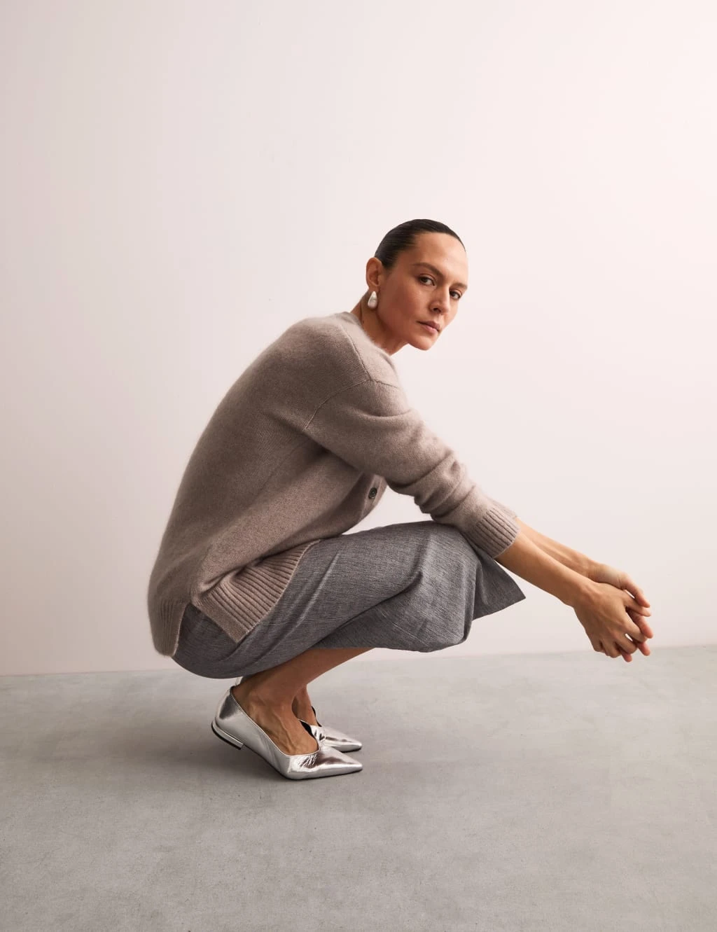 Jaeger Mohair Blend V-Neck Button Through Cardigan 13 Jaeger Mohair Blend V-Neck Button Through Cardigan - Image 13