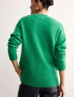 Jaeger Mohair Blend V-Neck Button Through Cardigan 38 Jaeger Mohair Blend V-Neck Button Through Cardigan -Cyberjammies Store mohair blend v neck button through cardigan 18