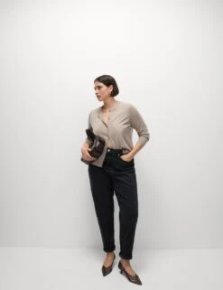 The Mom Jeans -Cyberjammies Store mom high waisted ankle grazer jeans 7