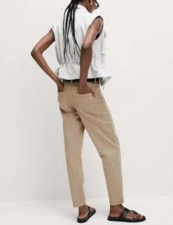 Mom High Waisted Colour Ankle Grazer Jeans -Cyberjammies Store mom high waisted colour ankle grazer jeans 12