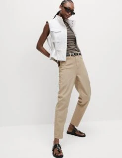 Mom High Waisted Colour Ankle Grazer Jeans -Cyberjammies Store mom high waisted colour ankle grazer jeans 14