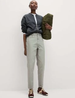 Mom High Waisted Colour Ankle Grazer Jeans -Cyberjammies Store mom high waisted colour ankle grazer jeans 6