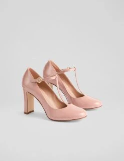 Patent Leather Buckle Block Heel Court Shoes -Cyberjammies Store patent leather buckle block heel court shoes 5