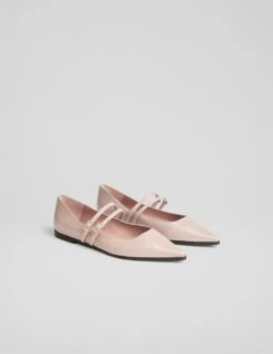 Patent Strappy Flat Pointed Pumps -Cyberjammies Store patent strappy flat pointed pumps 4