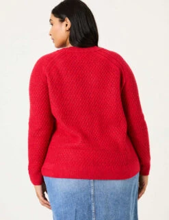 Patterned Textured Crew Neck Jumper -Cyberjammies Store patterned textured crew neck jumper 11