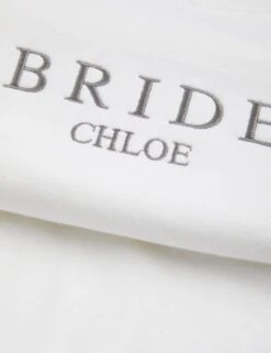 Personalised Bride Sweatshirt -Cyberjammies Store personalised bride sweatshirt 4