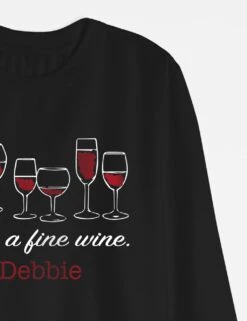 Personalised Fine Wine Sweatshirt 10 Personalised Fine Wine Sweatshirt -Cyberjammies Store personalised fine wine sweatshirt 4