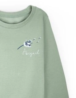 Personalised Ladies Dandelion Sweatshirt -Cyberjammies Store personalised ladies dandelion sweatshirt 5