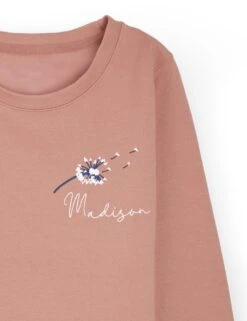 Personalised Ladies Dandelion Sweatshirt -Cyberjammies Store personalised ladies dandelion sweatshirt 9