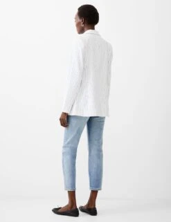 French Connection Pinstripe Single Breasted Blazer -Cyberjammies Store pinstripe single breasted blazer 3