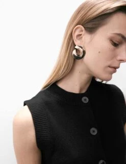 Pure Cashmere Button Through Knitted Vest -Cyberjammies Store pure cashmere button through knitted vest 15