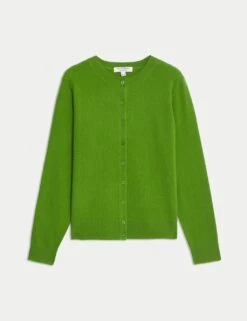 Pure Cashmere Crew Neck Relaxed Cardigan -Cyberjammies Store pure cashmere crew neck relaxed cardigan 10