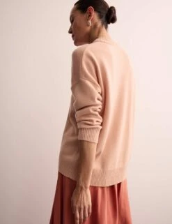 Jaeger Pure Cashmere Crew Neck Relaxed Jumper -Cyberjammies Store pure cashmere crew neck relaxed jumper 14