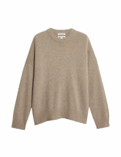 Jaeger Pure Cashmere Crew Neck Relaxed Jumper -Cyberjammies Store pure cashmere crew neck relaxed jumper