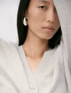 Pure Cashmere V-Neck Button Front Cardigan 39 Pure Cashmere V-Neck Button Front Cardigan -Cyberjammies Store pure cashmere v neck button front cardigan 17