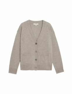 Pure Cashmere V-Neck Button Front Cardigan 29 Pure Cashmere V-Neck Button Front Cardigan -Cyberjammies Store pure cashmere v neck button front cardigan