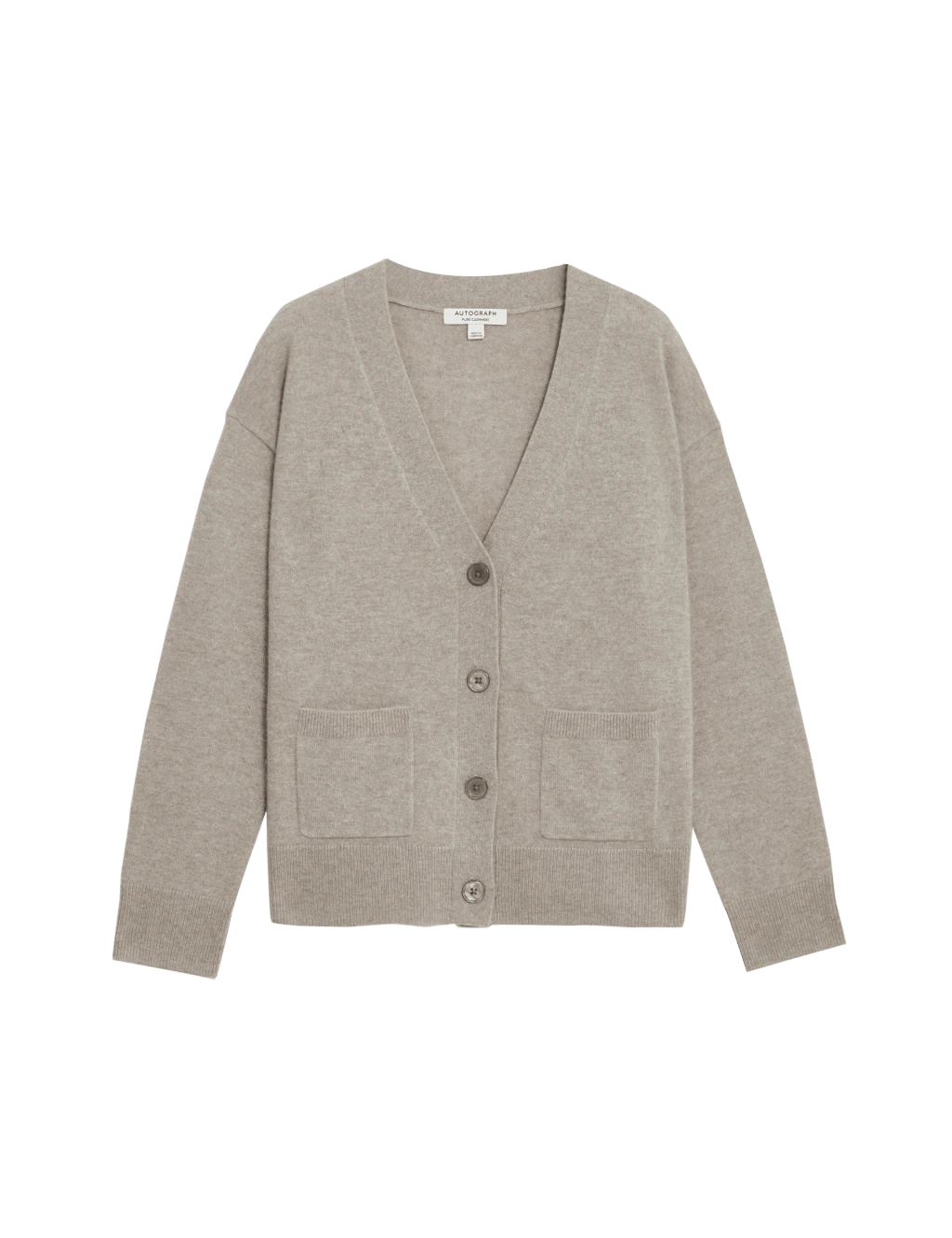Pure Cashmere V-Neck Button Front Cardigan 10 Pure Cashmere V-Neck Button Front Cardigan - Image 10