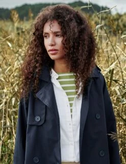 Pure Cotton Belted Double Breasted Trench Coat -Cyberjammies Store pure cotton belted double breasted trench coat 15