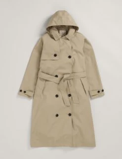 Pure Cotton Belted Double Breasted Trench Coat -Cyberjammies Store pure cotton belted double breasted trench coat 7