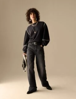 Pure Cotton Blouson Sleeve Sweatshirt -Cyberjammies Store pure cotton blouson sleeve sweatshirt 9