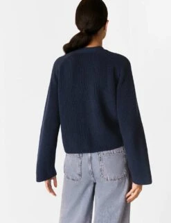 Whistles Pure Cotton Button Front Cropped Cardigan 31 Whistles Pure Cotton Button Front Cropped Cardigan -Cyberjammies Store pure cotton button front cropped cardigan 15