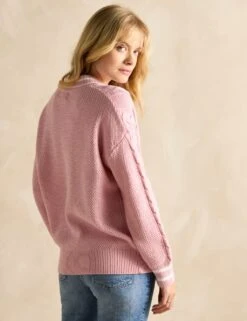 Joules Pure Cotton Cable Knit Jumper -Cyberjammies Store pure cotton cable knit jumper 9