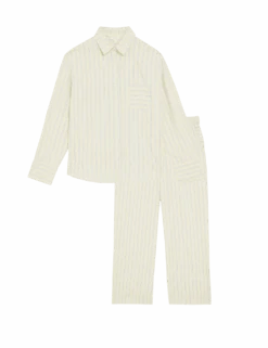 Pure Cotton Cambric Striped Pyjama Set 16 Pure Cotton Cambric Striped Pyjama Set -Cyberjammies Store pure cotton cambric striped pyjama set