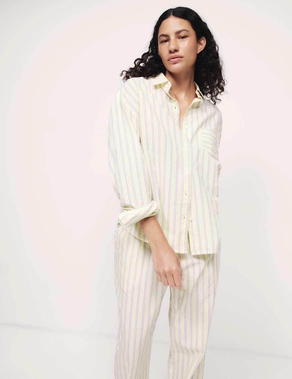 Pure Cotton Cambric Striped Pyjama Set 9 Pure Cotton Cambric Striped Pyjama Set - Image 9