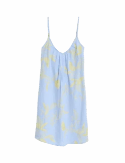 Pure Cotton Cool Comfort™ Printed Chemise -Cyberjammies Store pure cotton cool comfort printed chemise