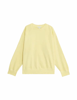 Pure Cotton Crew Neck Relaxed Sweatshirt 18 Pure Cotton Crew Neck Relaxed Sweatshirt -Cyberjammies Store pure cotton crew neck relaxed sweatshirt