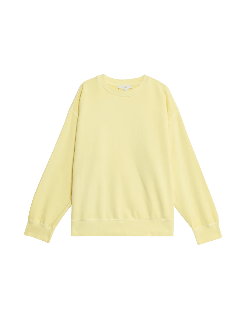 Pure Cotton Crew Neck Relaxed Sweatshirt 8 Pure Cotton Crew Neck Relaxed Sweatshirt - Image 8