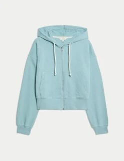 Pure Cotton Cropped Zip Through Hoodie -Cyberjammies Store pure cotton cropped zip through hoodie 16