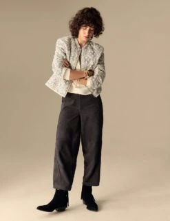 Pure Cotton Embroidered Quilted Jacket -Cyberjammies Store pure cotton embroidered quilted jacket 11