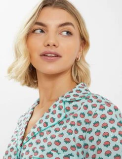 Accessorize Pure Cotton Fan Print Shortie Set 12 Accessorize Pure Cotton Fan Print Shortie Set -Cyberjammies Store pure cotton fan print shortie set 4