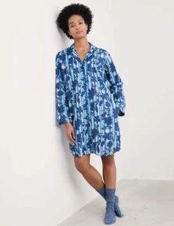 Pure Cotton Floral Nightshirt -Cyberjammies Store pure cotton floral nightshirt 5
