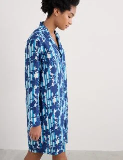 Pure Cotton Floral Nightshirt -Cyberjammies Store pure cotton floral nightshirt 6
