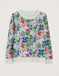 Pure Cotton Floral Sweatshirt -Cyberjammies Store pure cotton floral sweatshirt 4