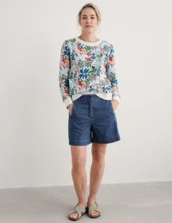 Pure Cotton Floral Sweatshirt -Cyberjammies Store pure cotton floral sweatshirt 5