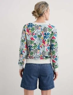 Pure Cotton Floral Sweatshirt -Cyberjammies Store pure cotton floral sweatshirt 6