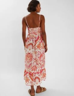 Accessorize Pure Cotton Floral Tie Front Midi Slip Dress -Cyberjammies Store pure cotton floral tie front midi slip dress 6