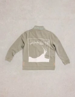 WHITE STUFF Pure Cotton Funnel Neck Half Zip Sweatshirt 36 WHITE STUFF Pure Cotton Funnel Neck Half Zip Sweatshirt -Cyberjammies Store pure cotton funnel neck half zip sweatshirt 16