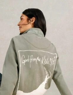 WHITE STUFF Pure Cotton Funnel Neck Half Zip Sweatshirt 38 WHITE STUFF Pure Cotton Funnel Neck Half Zip Sweatshirt -Cyberjammies Store pure cotton funnel neck half zip sweatshirt 18