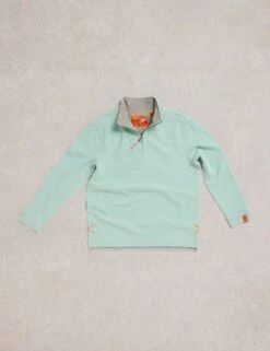 WHITE STUFF Pure Cotton Funnel Neck Half Zip Sweatshirt 27 WHITE STUFF Pure Cotton Funnel Neck Half Zip Sweatshirt -Cyberjammies Store pure cotton funnel neck half zip sweatshirt 7